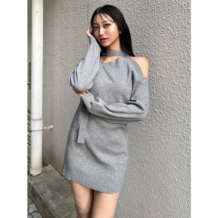 アシメショルダーミニワンピース | MURUA | 詳細画像11 