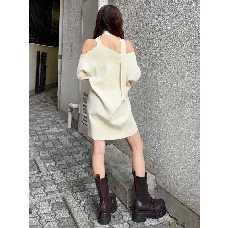 アシメショルダーミニワンピース | MURUA | 詳細画像17 