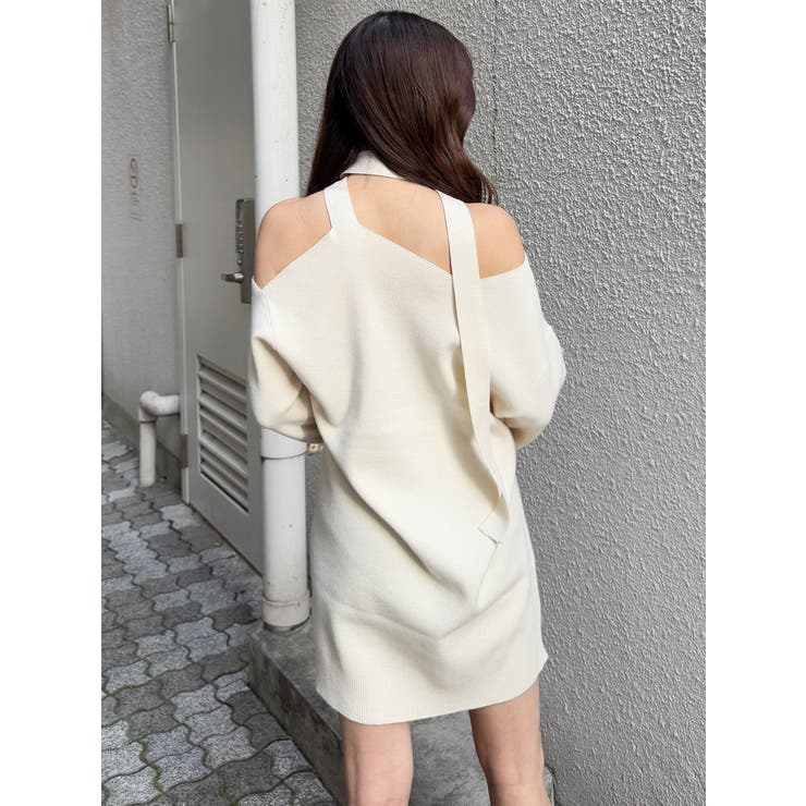 アシメショルダーミニワンピース | MURUA | 詳細画像18 