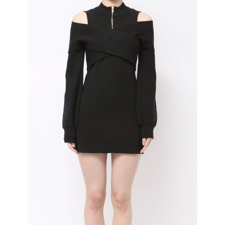 カシュクールZIPニットワンピース | MURUA | 詳細画像34 