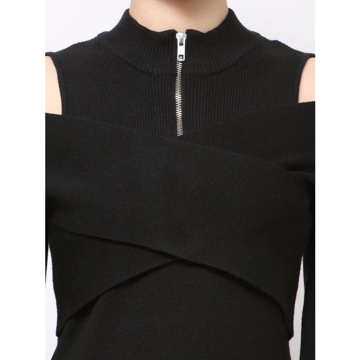 カシュクールZIPニットワンピース | MURUA | 詳細画像37 