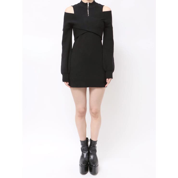 カシュクールZIPニットワンピース | MURUA | 詳細画像41 