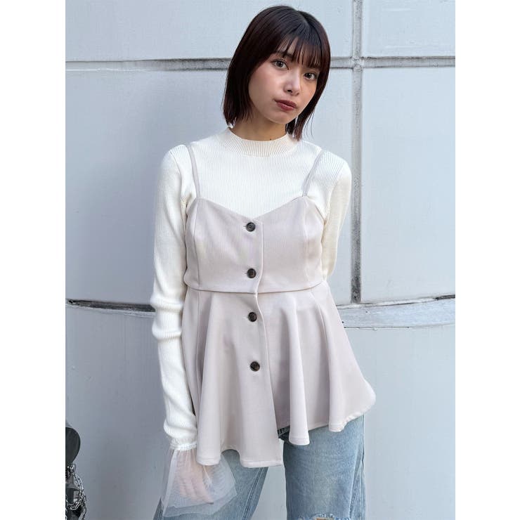 2wayイレヘムビスチェ【セット販売対象】 | MURUA | 詳細画像4 