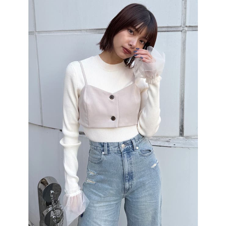 2wayイレヘムビスチェ【セット販売対象】 | MURUA | 詳細画像48 