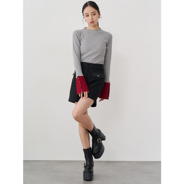 ツイードショートパンツ | MURUA | 詳細画像10 