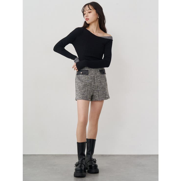 ツイードショートパンツ | MURUA | 詳細画像19 