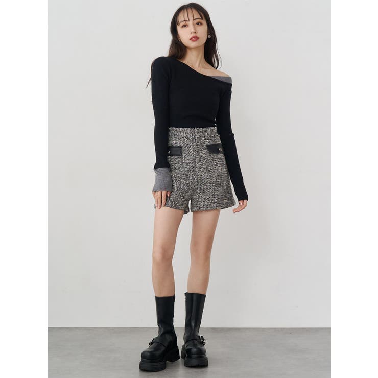 ツイードショートパンツ | MURUA | 詳細画像20 