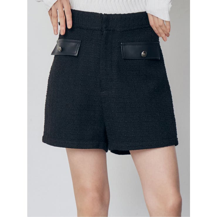 ブラック | ツイードショートパンツ | MURUA