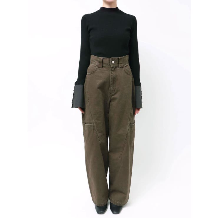 パッチポケットバレルレッグパンツ | MURUA | 詳細画像20 