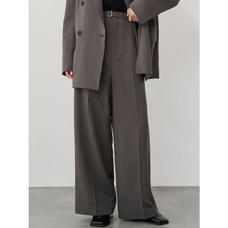 フロントベルトワイドパンツ【セット販売対象】 | MURUA | 詳細画像1 