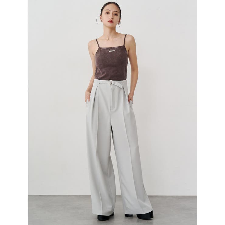 フロントベルトワイドパンツ【セット販売対象】 | MURUA | 詳細画像17 