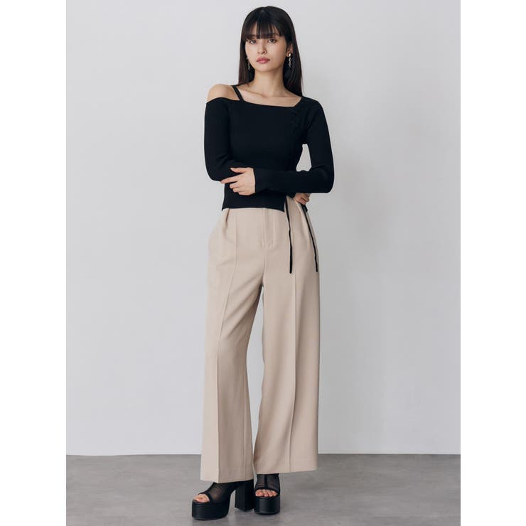 フロントベルトワイドパンツ【セット販売対象】 | MURUA | 詳細画像23 