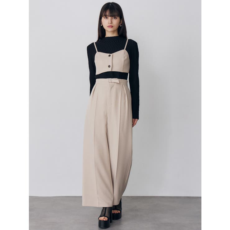 フロントベルトワイドパンツ【セット販売対象】 | MURUA | 詳細画像29 