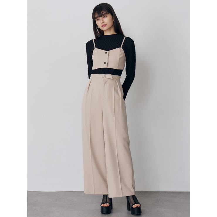 フロントベルトワイドパンツ【セット販売対象】 | MURUA | 詳細画像30 