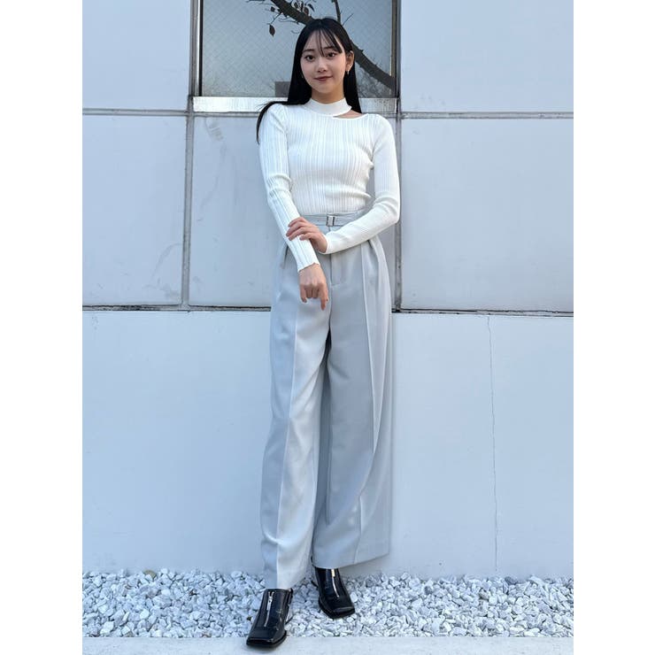 フロントベルトワイドパンツ【セット販売対象】 | MURUA | 詳細画像38 