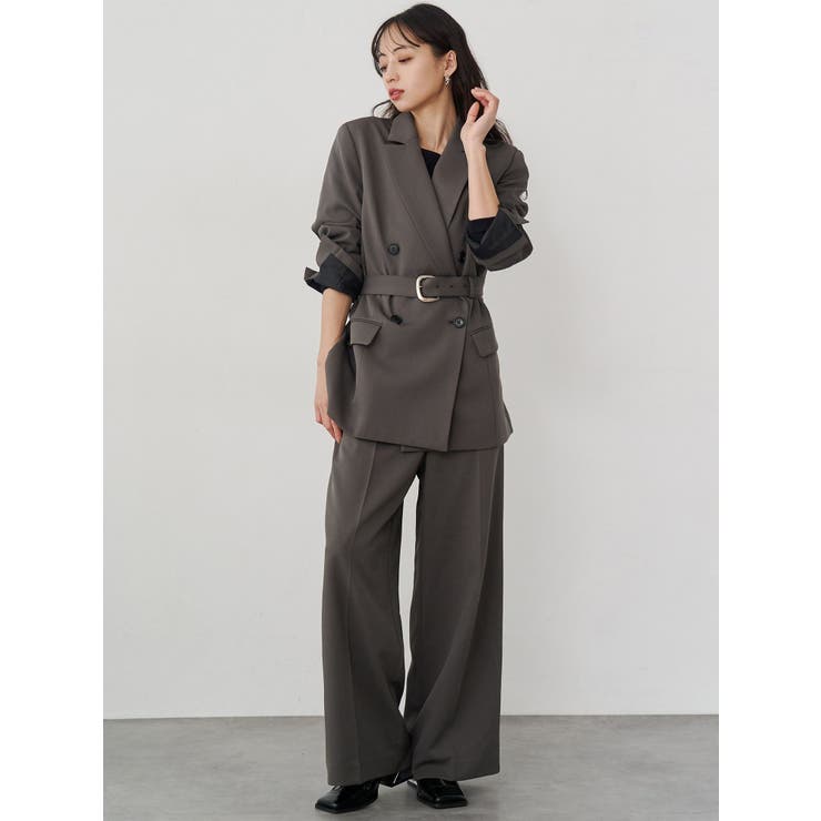 フロントベルトワイドパンツ【セット販売対象】 | MURUA | 詳細画像7 