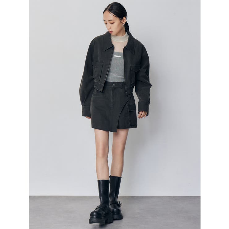 ワンサイドスリットカーゴショートパンツ【セット販売対象】 | MURUA | 詳細画像10 