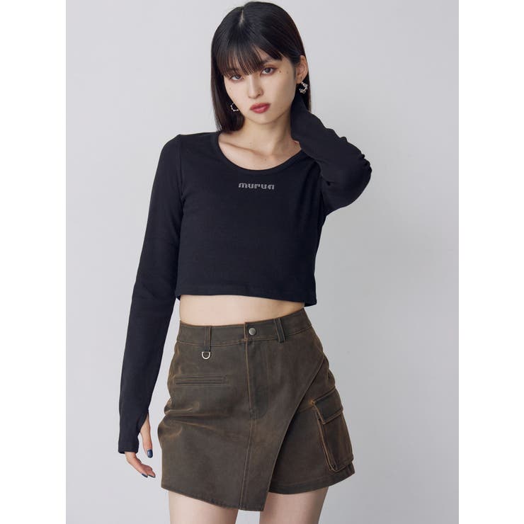 ワンサイドスリットカーゴショートパンツ【セット販売対象】 | MURUA | 詳細画像16 