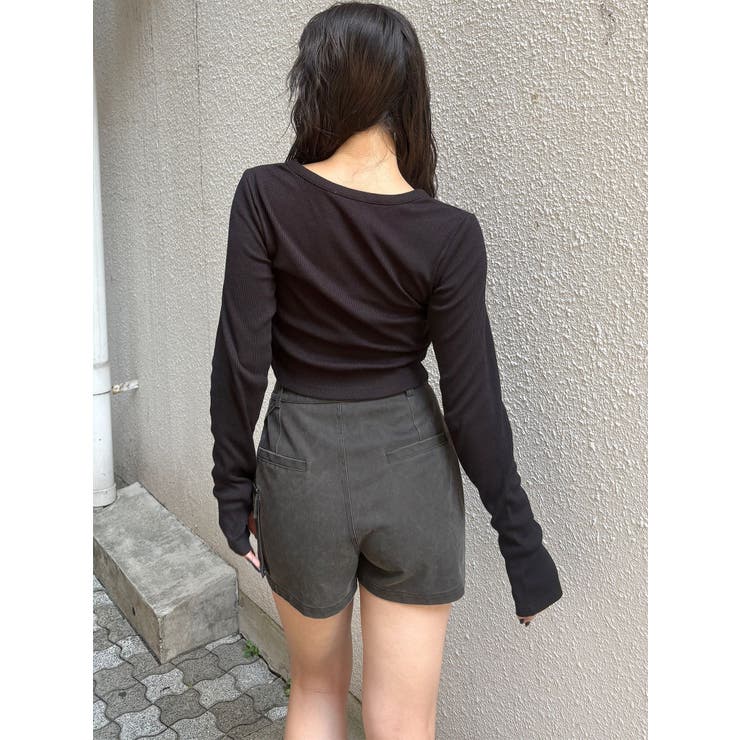 ワンサイドスリットカーゴショートパンツ【セット販売対象】 | MURUA | 詳細画像28 