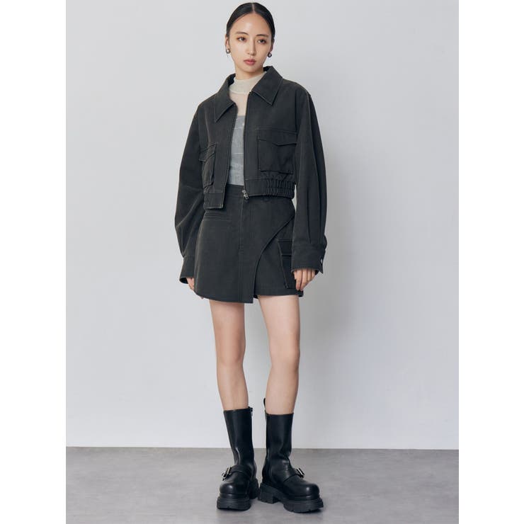 ワンサイドスリットカーゴショートパンツ【セット販売対象】 | MURUA | 詳細画像9 