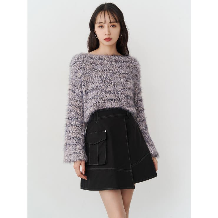 アシメチノミニスカート | MURUA | 詳細画像10 