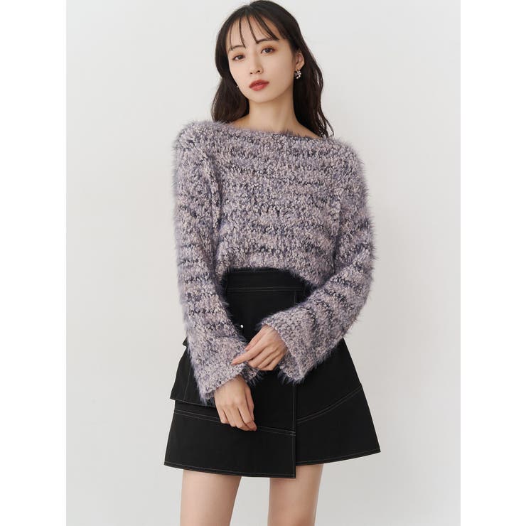 アシメチノミニスカート | MURUA | 詳細画像12 