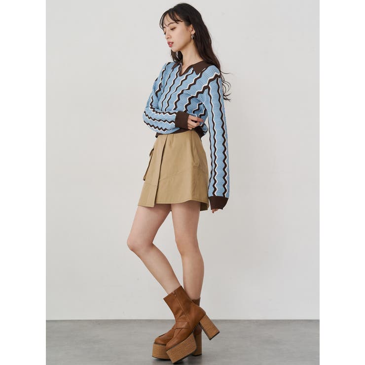 アシメチノミニスカート | MURUA | 詳細画像20 