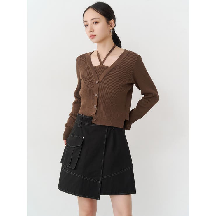 アシメチノミニスカート | MURUA | 詳細画像21 