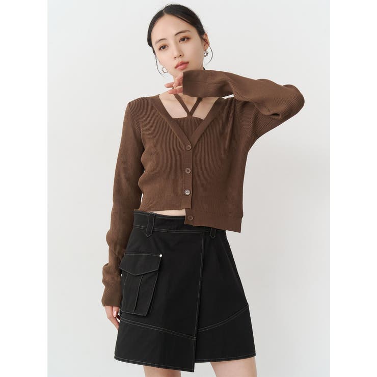 アシメチノミニスカート | MURUA | 詳細画像22 