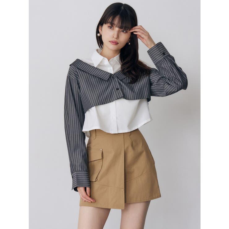 アシメチノミニスカート | MURUA | 詳細画像26 