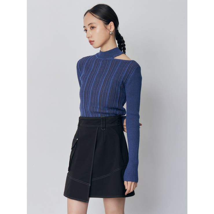 アシメチノミニスカート | MURUA | 詳細画像3 