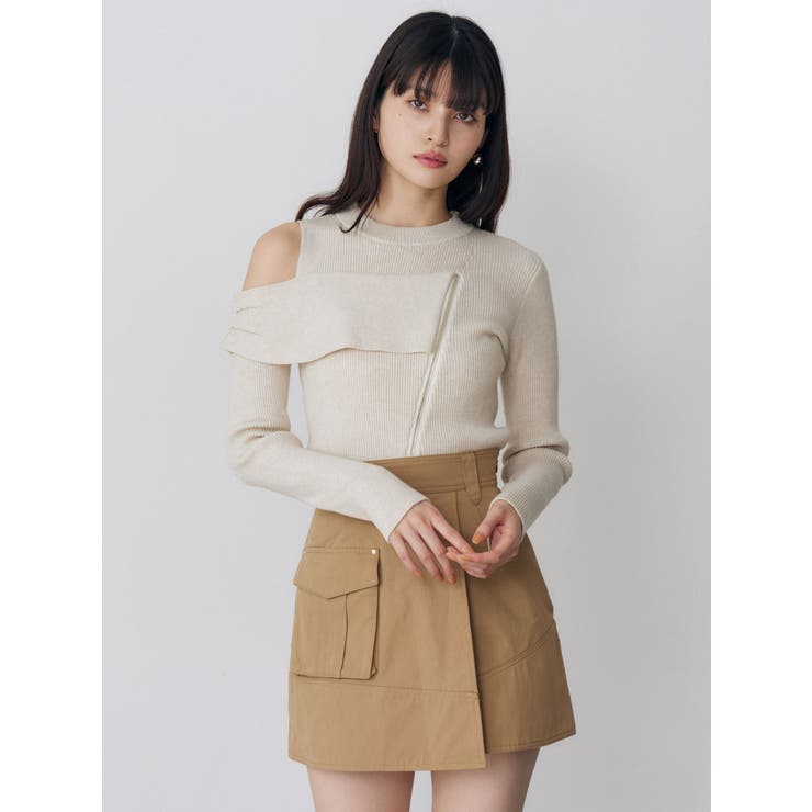 アシメチノミニスカート | MURUA | 詳細画像41 