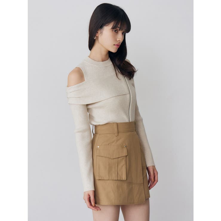 アシメチノミニスカート | MURUA | 詳細画像42 