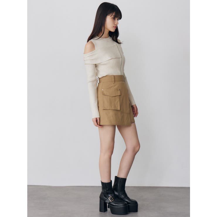 アシメチノミニスカート | MURUA | 詳細画像43 