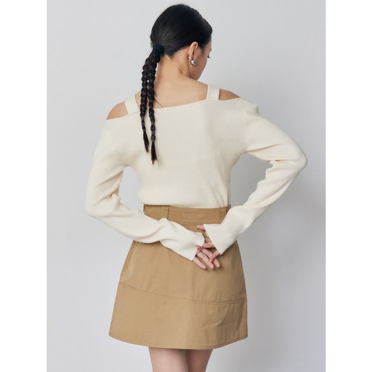 アシメチノミニスカート | MURUA | 詳細画像7 