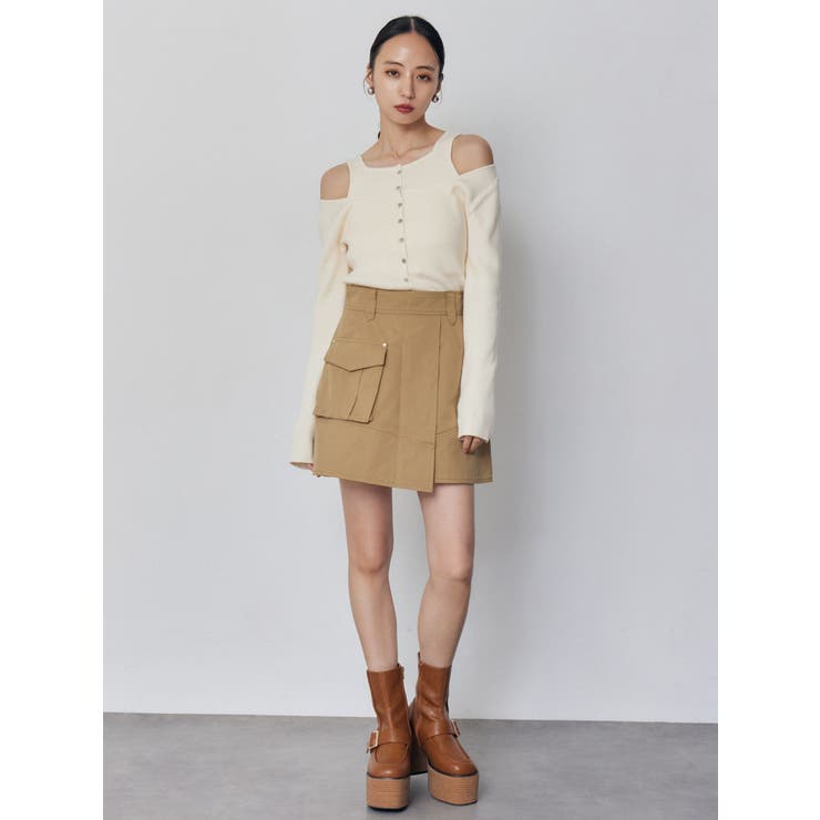 アシメチノミニスカート | MURUA | 詳細画像9 