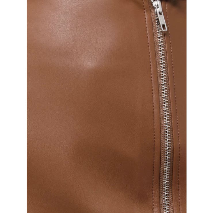 ZIPスリットフェイクレザーナロースカート | MURUA | 詳細画像33 