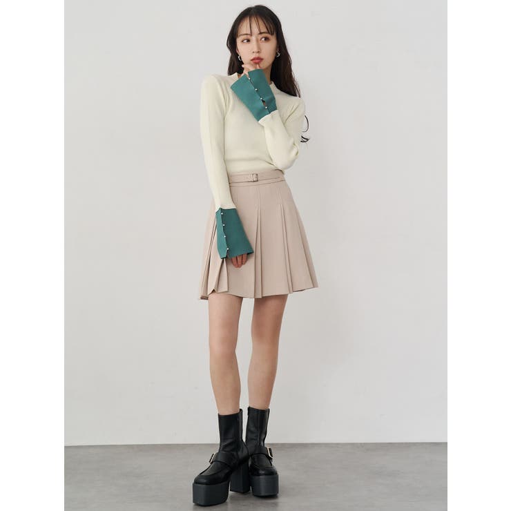 ダブルプリーツミニスカート【セット販売対象】 | MURUA | 詳細画像11 