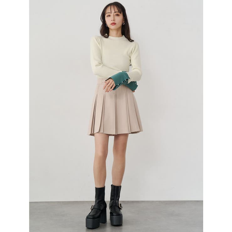 ダブルプリーツミニスカート【セット販売対象】 | MURUA | 詳細画像12 