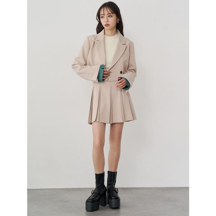 ダブルプリーツミニスカート【セット販売対象】 | MURUA | 詳細画像17 