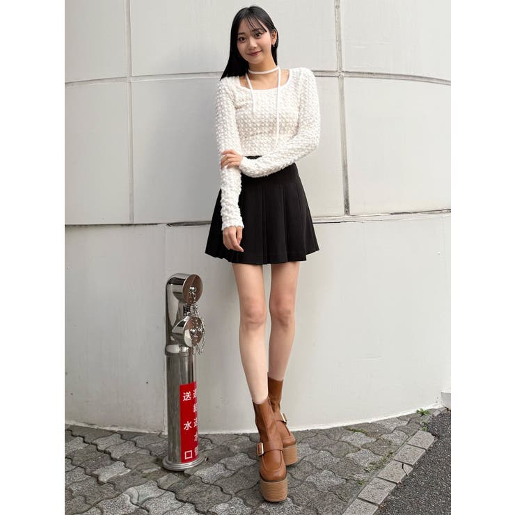 ダブルプリーツミニスカート【セット販売対象】 | MURUA | 詳細画像24 