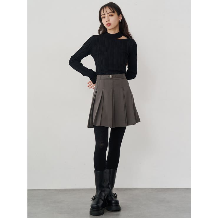 ダブルプリーツミニスカート【セット販売対象】 | MURUA | 詳細画像3 