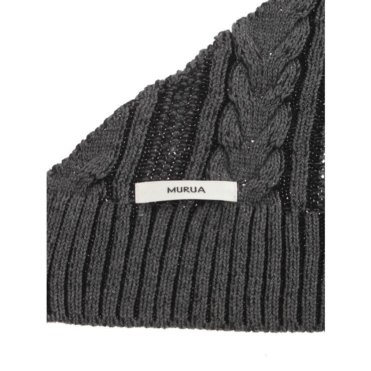 リブニットバブーシュカ | MURUA | 詳細画像13 