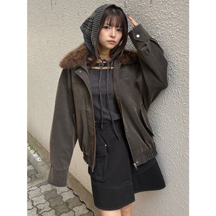 リブニットバブーシュカ | MURUA | 詳細画像9 