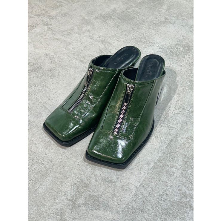 グリーン | スクエアポインテッドミュール | MURUA