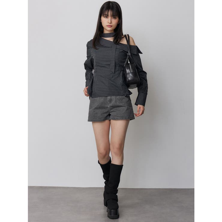 ロングショルダースクエアボストンバッグ | MURUA | 詳細画像10 