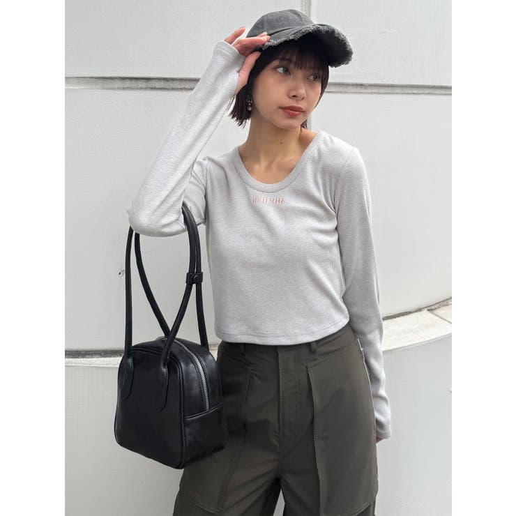 ロングショルダースクエアボストンバッグ | MURUA | 詳細画像17 