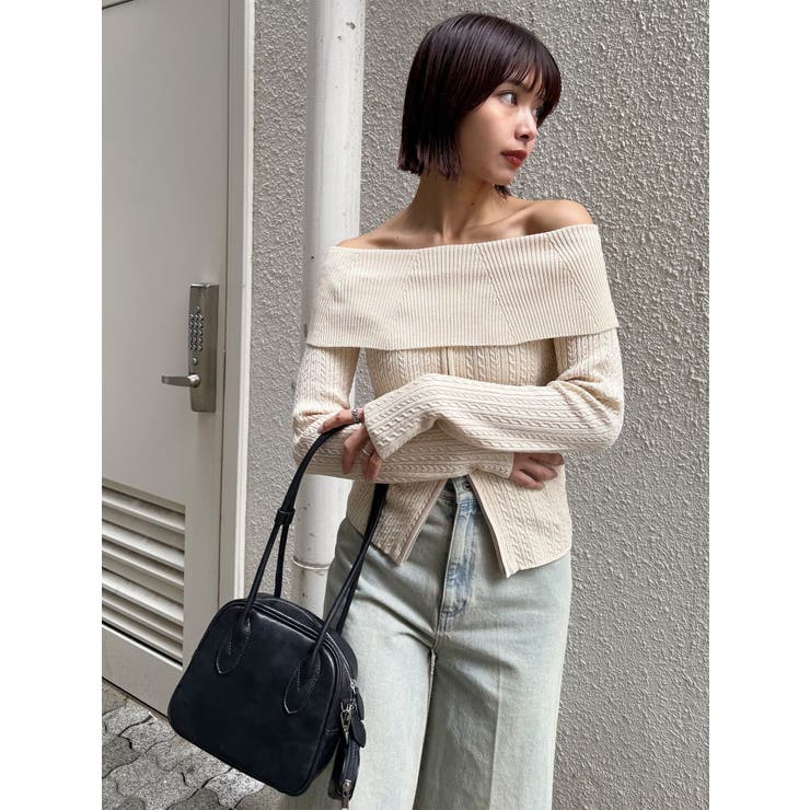 ロングショルダースクエアボストンバッグ | MURUA | 詳細画像22 