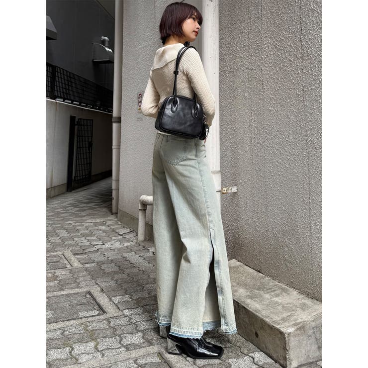 ロングショルダースクエアボストンバッグ | MURUA | 詳細画像23 