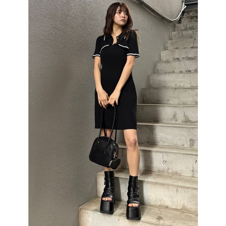 ロングショルダースクエアボストンバッグ | MURUA | 詳細画像25 